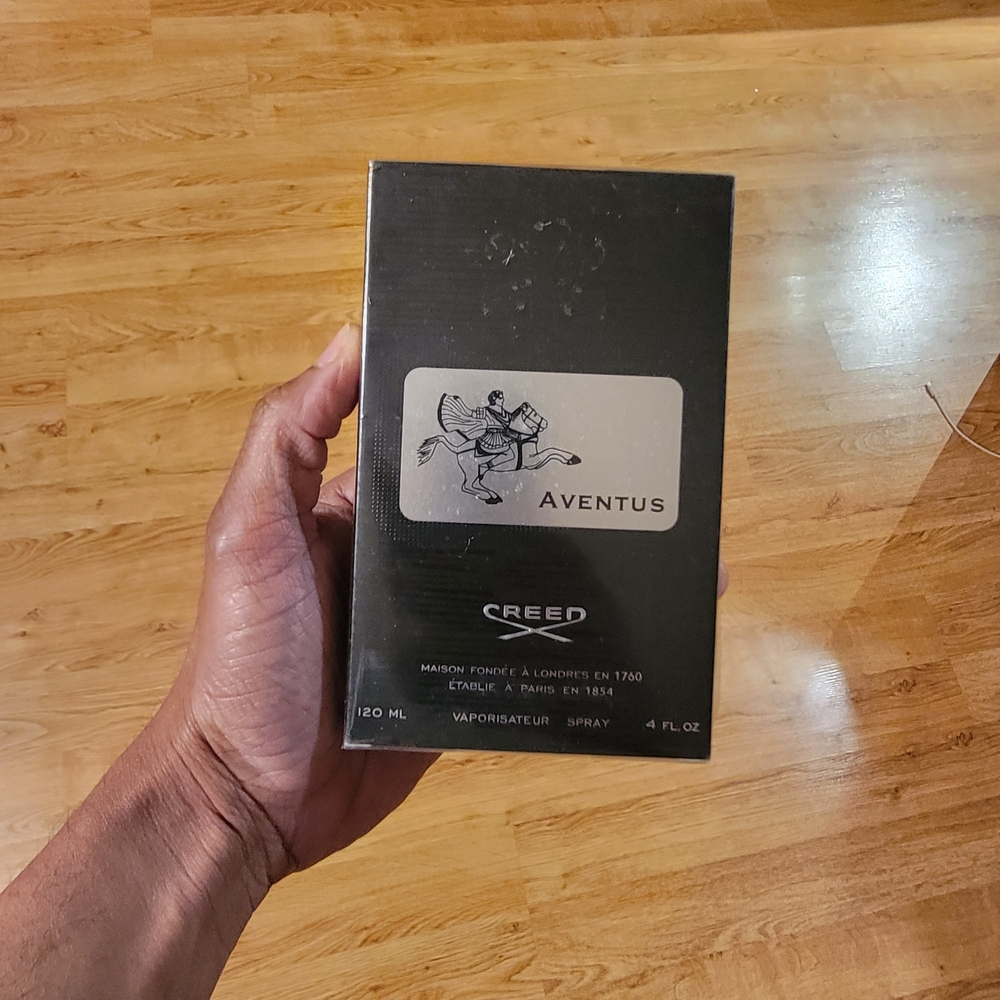 Creed Aventus Men's Fragrance Box - Black & Silver (Millesime) 120ml 4oz